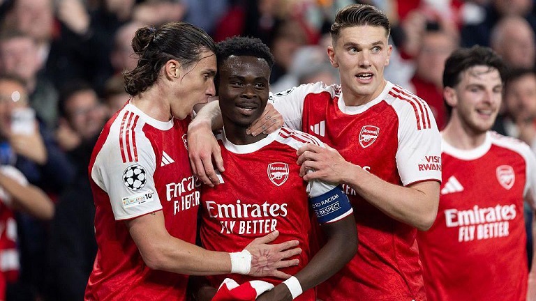Arsenal når Champions League-finalen för andra gången i klubbens historia